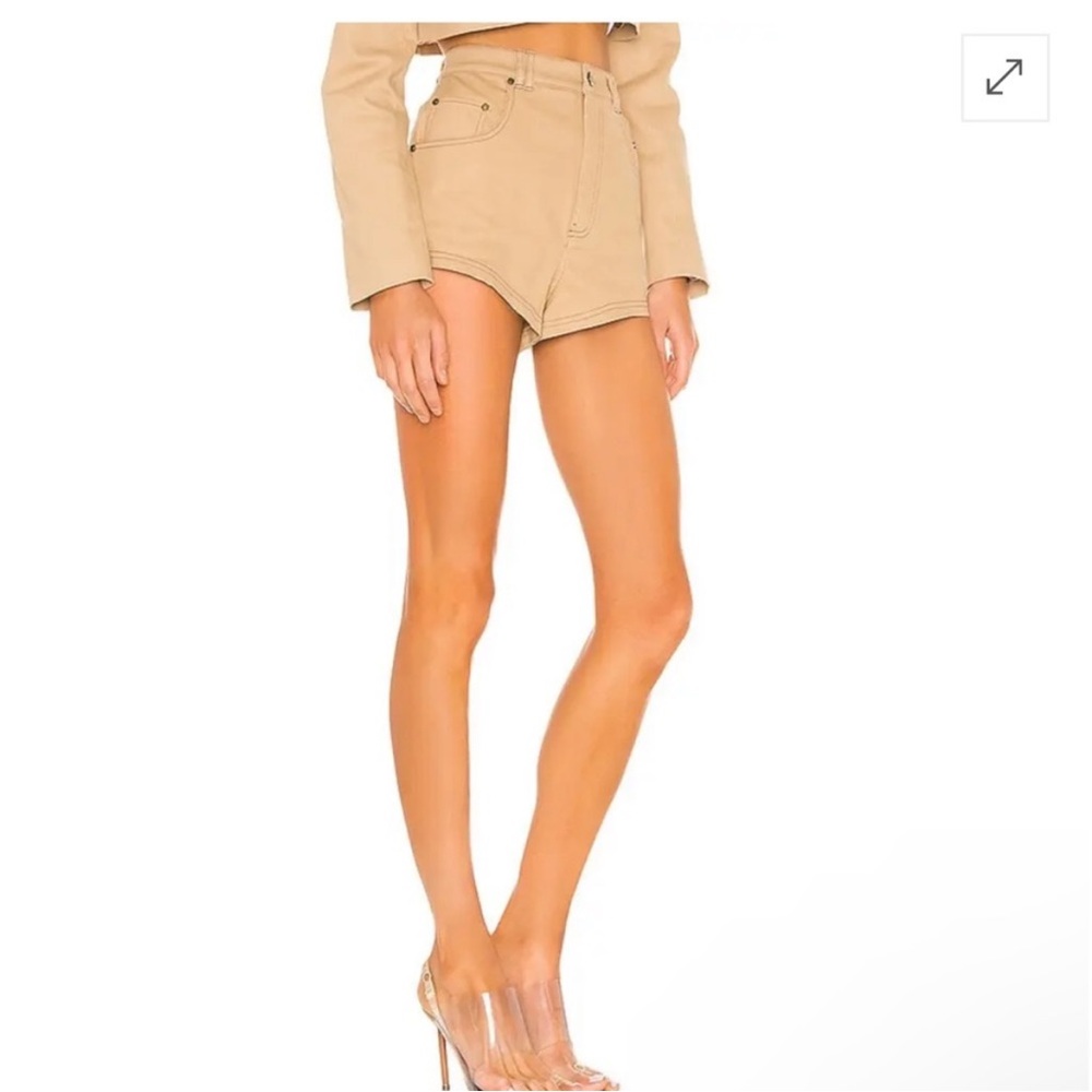 NEW: Revolve x h:ours Tan High Waist Shorts